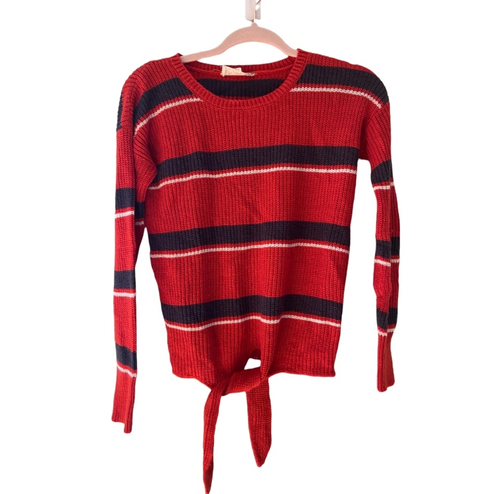 Red White and Blue Knit Sweater